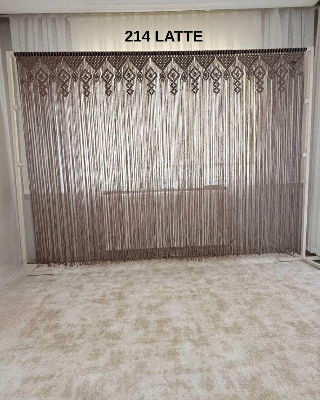 El Yapımı  Makrome Perde – Boho Kapı, Balkon Perdesi