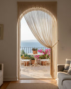 El Yapımı  Makrome Perde – Balkon, Pencere ve Pergola İçin Boho Dekoratif Perde