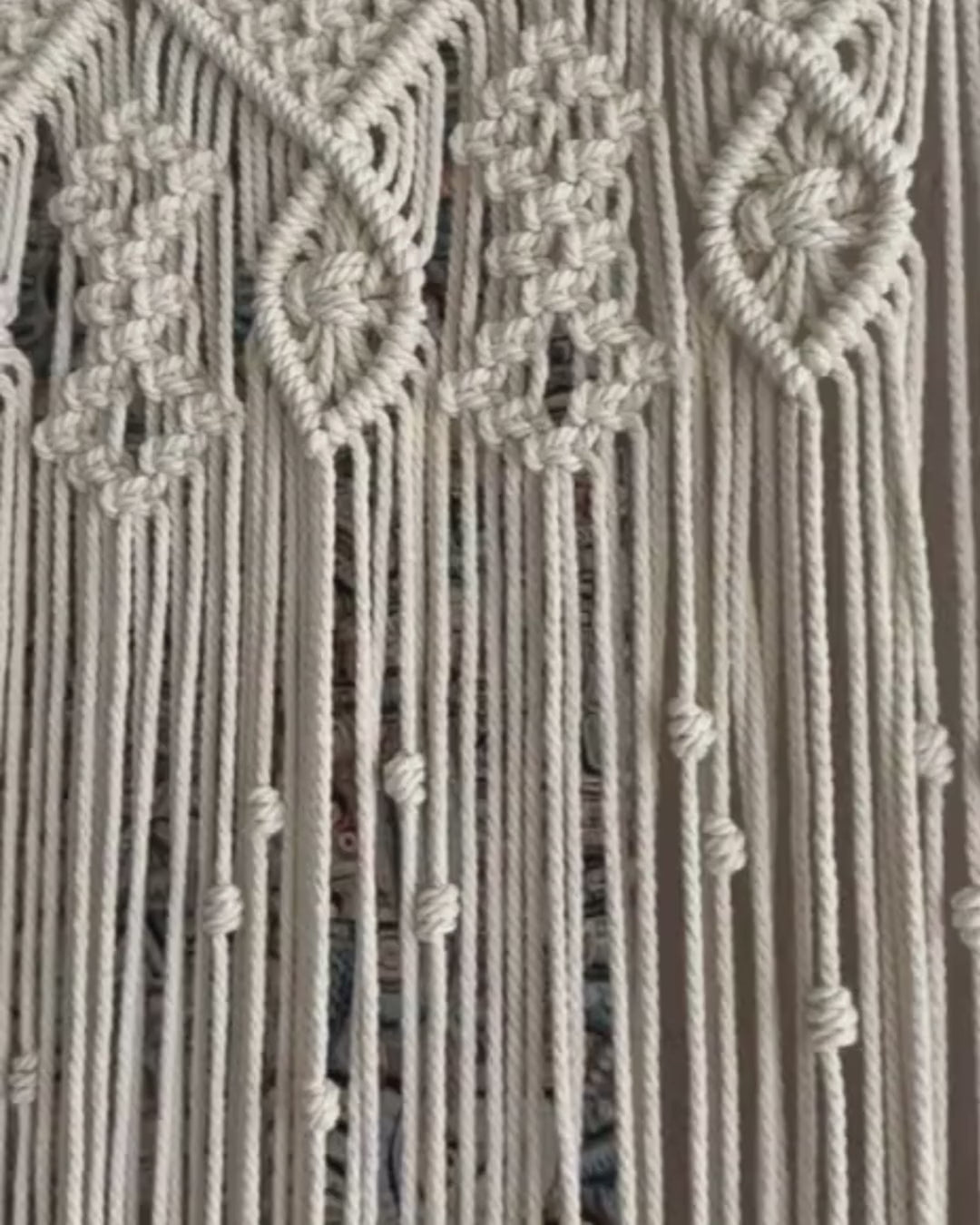 El Yapımı  Makrome Perde – Boho Kapı, Balkon Perdesi